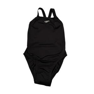 Speedo Women's Endurance Medallist Swimsuit Black Breathable Lightweight 6